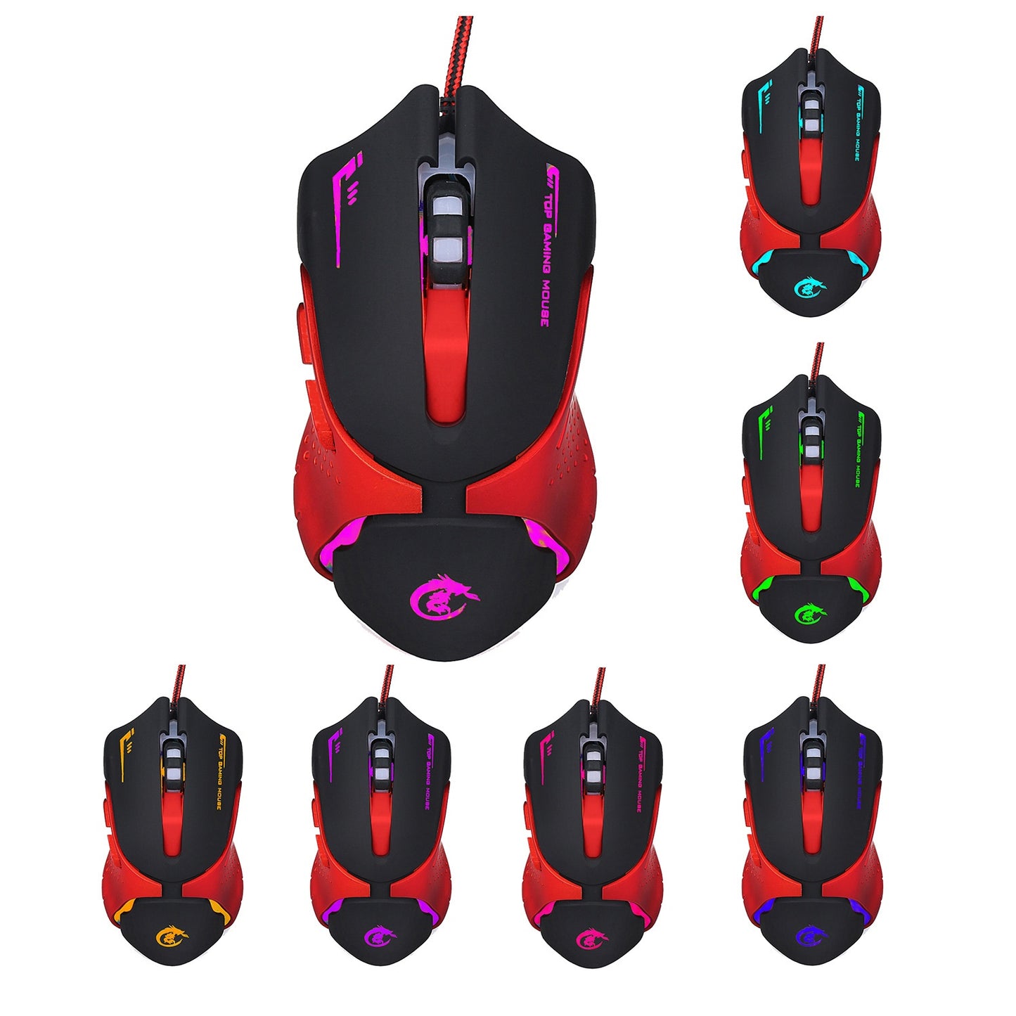 HXSJ A903 Optical 6-Button Gaming Mouse 3200 DPI