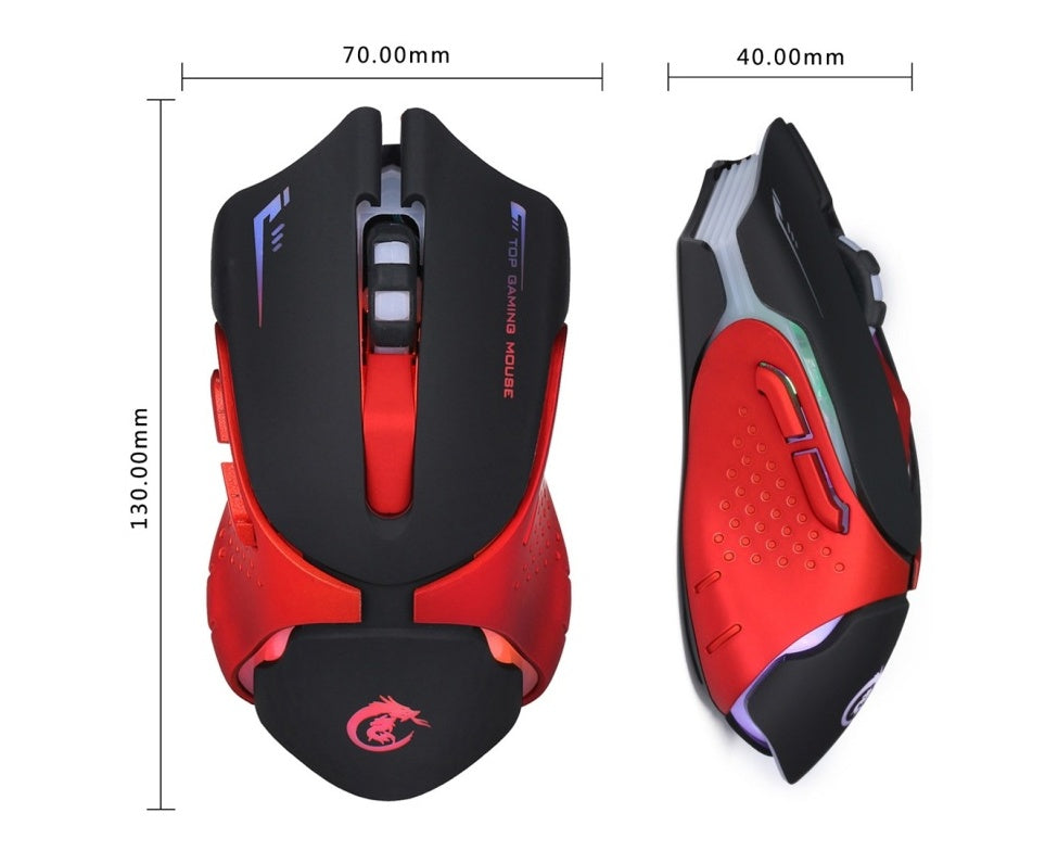 HXSJ A903 Optical 6-Button Gaming Mouse 3200 DPI