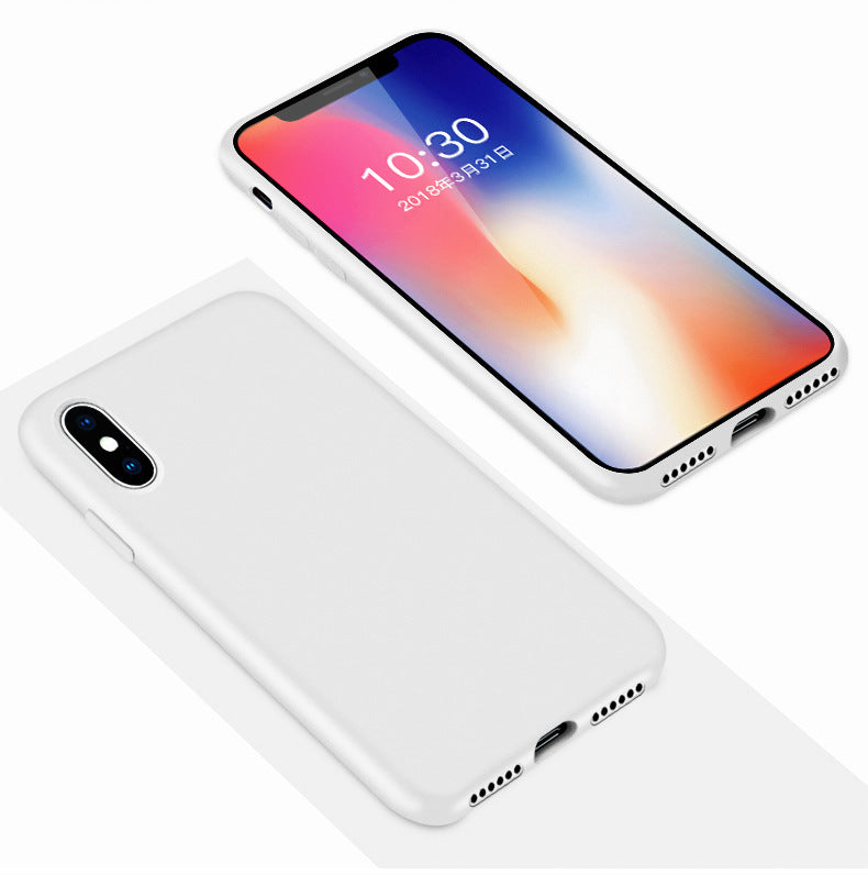 Compatible with Apple, liquid silicone phone case