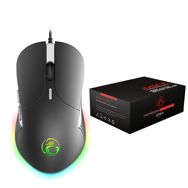 LED Gaming Maus 6400 DPI USB Ergonomische Mause