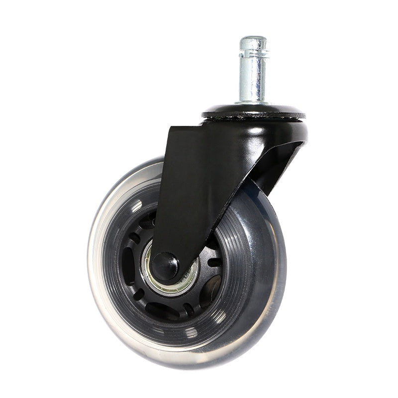 Benyu Casters 2.5 Black Transparent Wheel Furniture Wheel