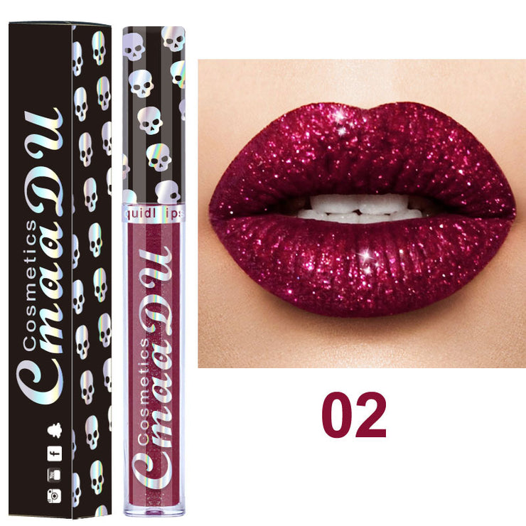 Metallischer Lipgloss