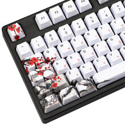 PBT Wangjiang Plum Keycap 109 Schlüssel OEM Höhe Koreanisch Japanisch