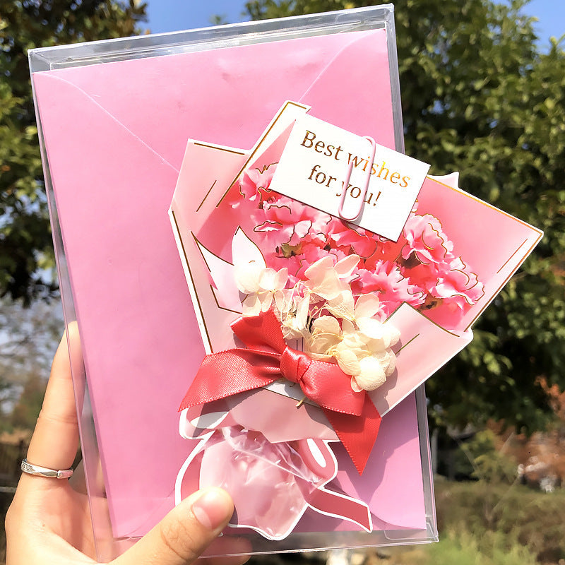 Boxed Greeting Card 3D 3D Birthday Blessing Card Butterfly Shape