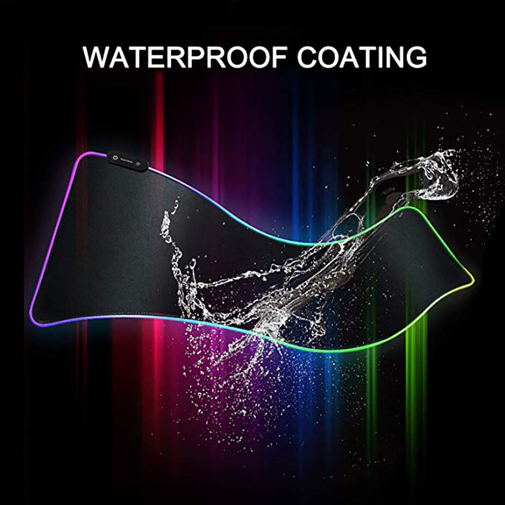 LED super large glossy mouse pad