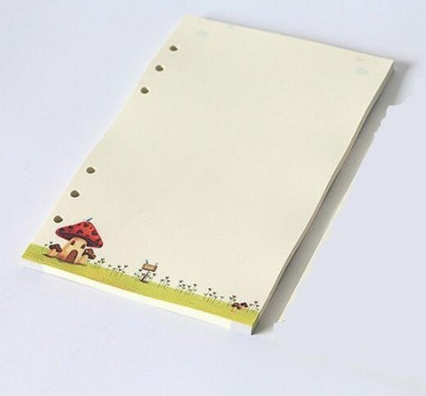 A5 A6 Farbiges Tagebuch-Binder-Füllpapier