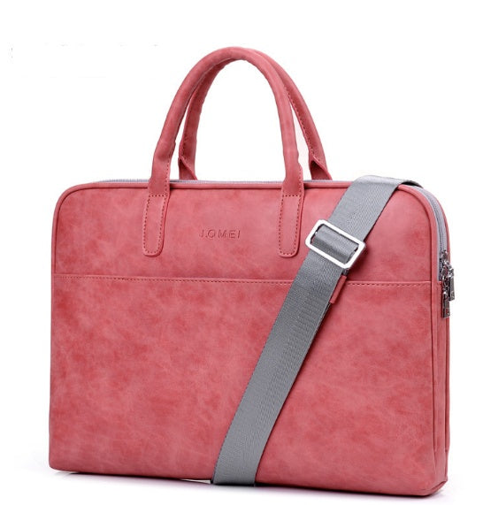 Faux Leder Laptoptasche für Frauen