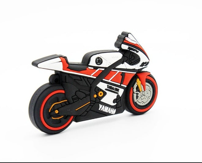 Cartoon USB Speicher Motorrad