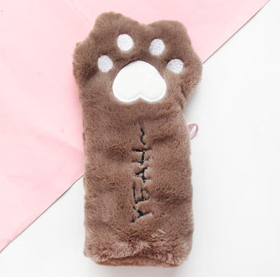 Cute Plush Cat Paw Bag