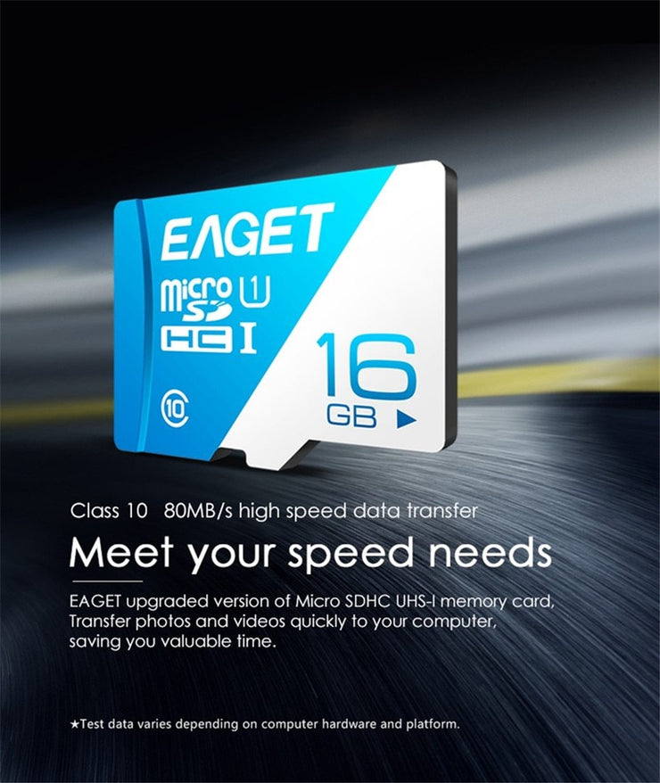 EAGET T1 Micro SD-Karte, Speicher Karte für Smartphone