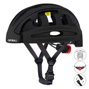 Folding cycling helmet