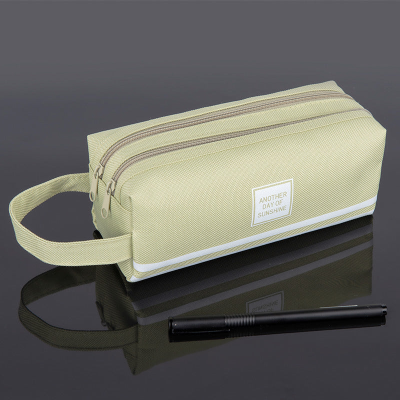 Double-layer canvas stationery box