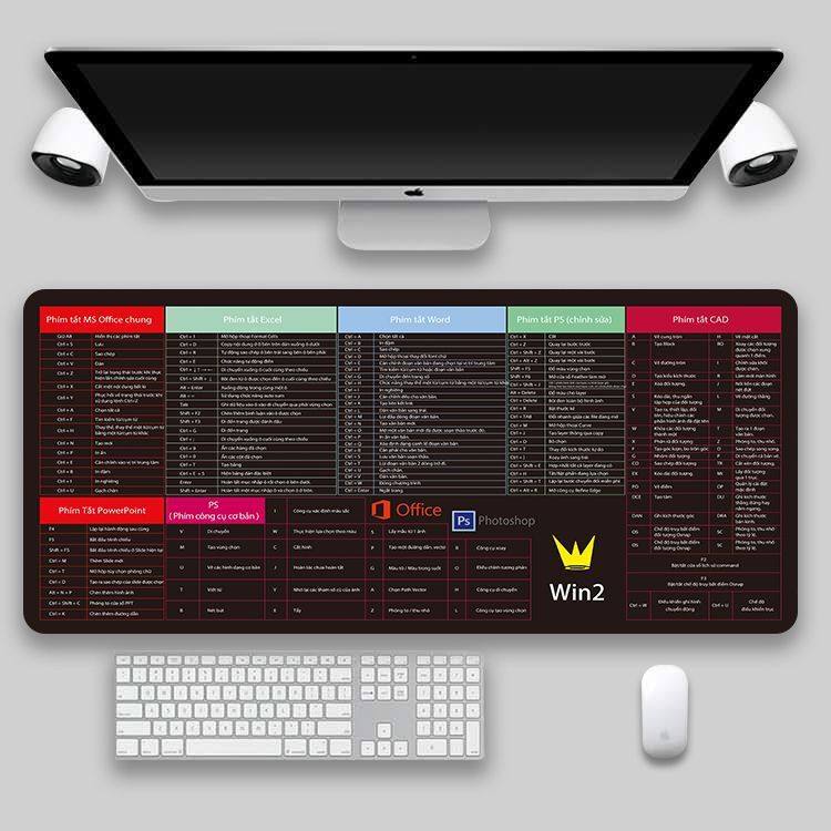 Mouse Pad Oversized Different Languages