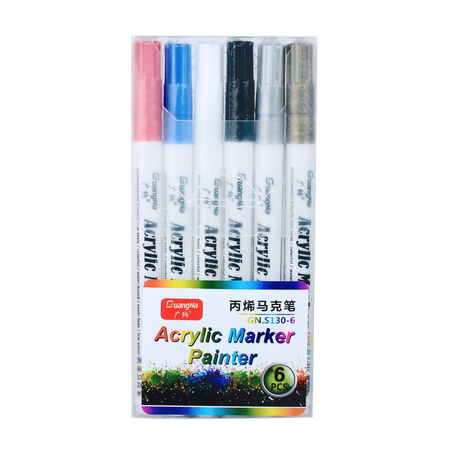 Wide Acceptance of Acrylic Graffiti Marker Pen Brush Painting DIY Photo Album Black Card Pen