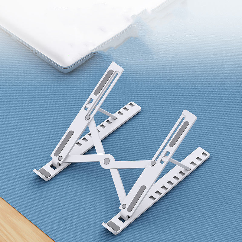 New lift cooling base portable 10 position desktop plastic folding bracket