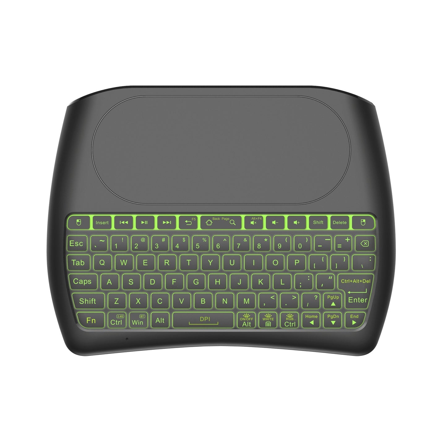 Wireless Mini Keyboard Seven-Color Backlight Version I8 2.4G