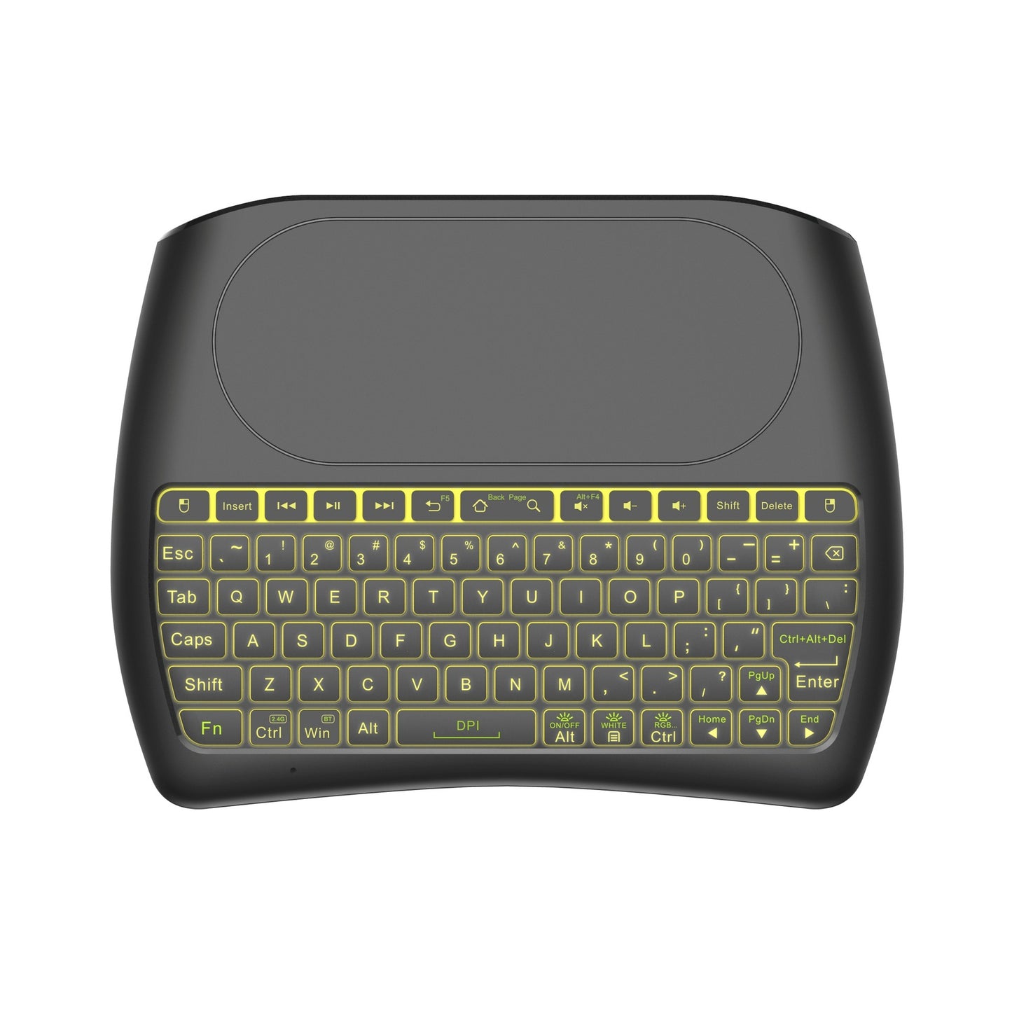 Wireless Mini Keyboard Seven-Color Backlight Version I8 2.4G