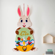 Ostern Kinder DIY Filz Bunny Anhänger Spielzeug mit Abnehmbare Alphabet Ostern Ornament Kinder Ostern Geschenk