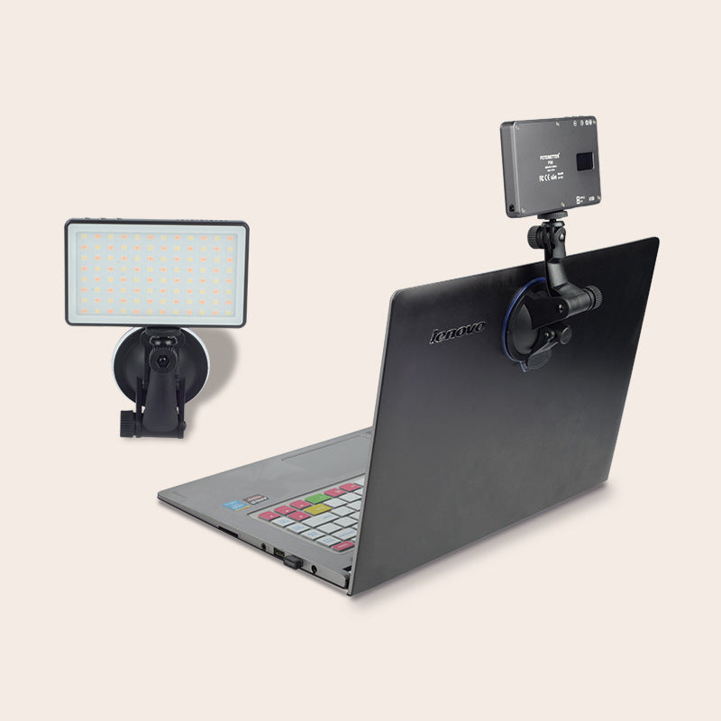 LED lighting for laptop video conferencing