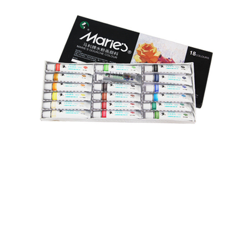 Marley Gouache Pigment 12ml Boxed 12 Colors 18 Colors 24 Colors Pigments