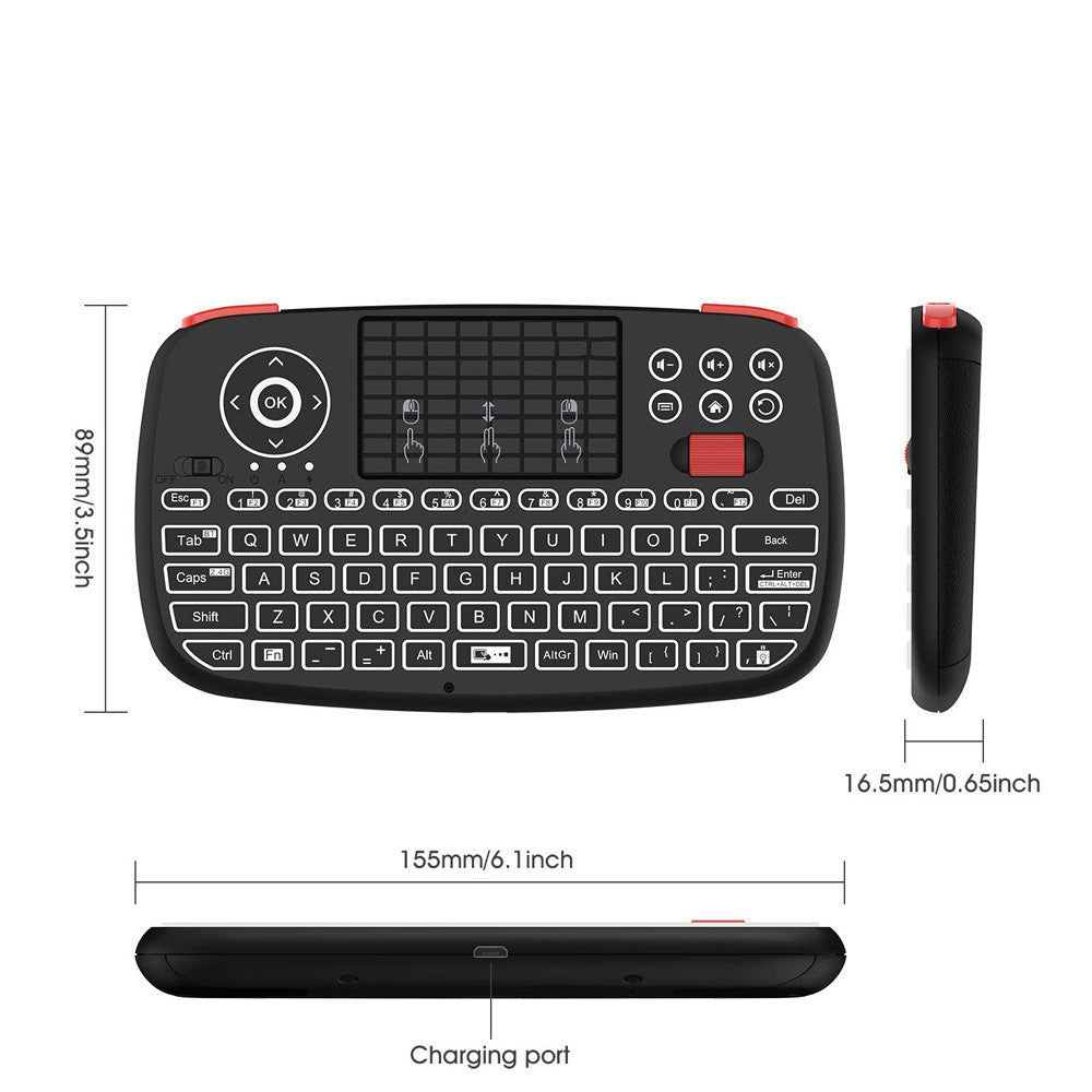 Dual Modus Handy Bluetooth Tastatur Mini Drahtlose 2,4g Tastatur