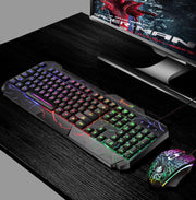 Leuchtendes 4D-Gaming-Tastatur- und Maus-Set