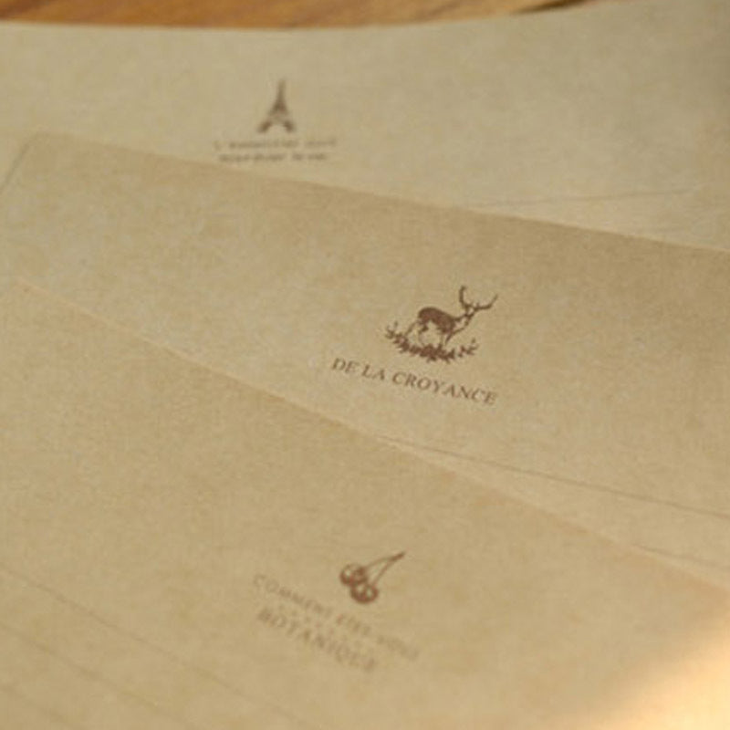 Vintage style stationery set