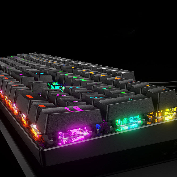 Wired USB Mechanical Gaming Keyboard with Interchangeable Axis