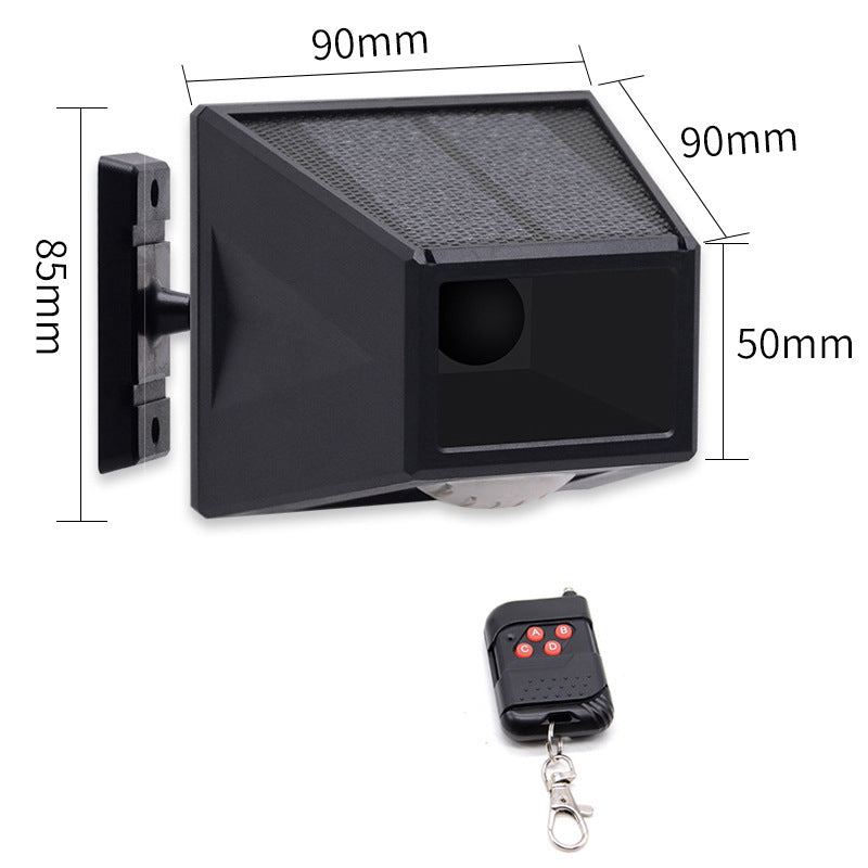 Solar Infrared Body Sensing Remote Control Alarm Lamp