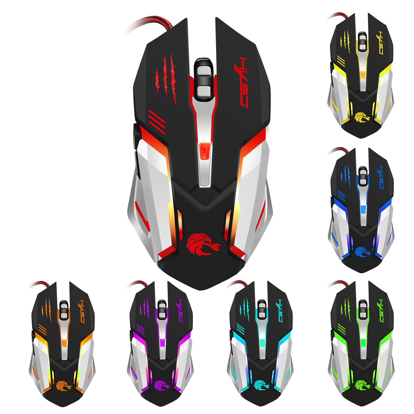 S100 Mechanical Colorful Gaming Mouse