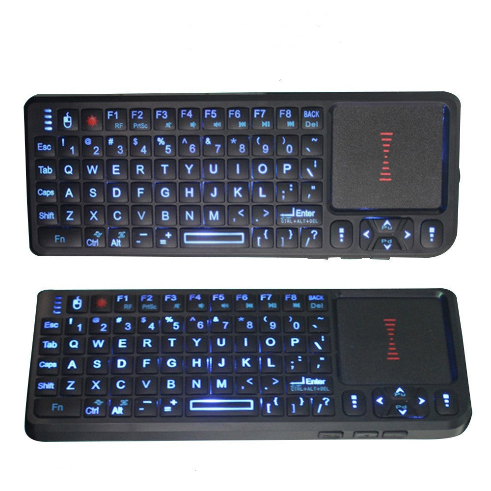 laser mini keyboard with touchscreen