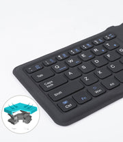 Luft-und Raumfahrt Foldingaltbare Bluetooth Tastatur Ipad Tablet Telefon