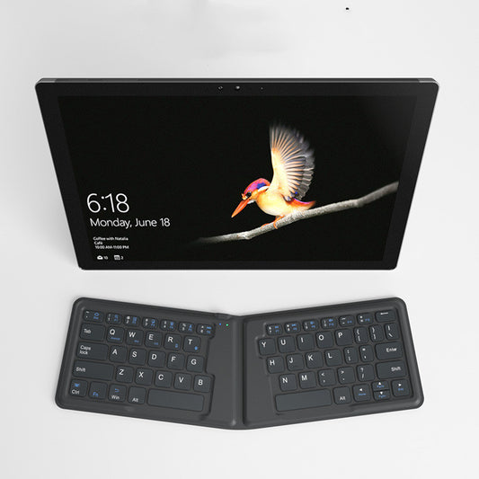 Luft-und Raumfahrt Foldingaltbare Bluetooth Tastatur Ipad Tablet Telefon