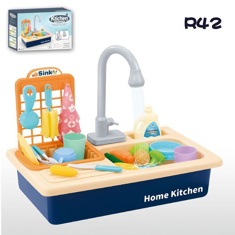 Children's Simulation Dishwasher, Wash Bowl, Play Water Toy