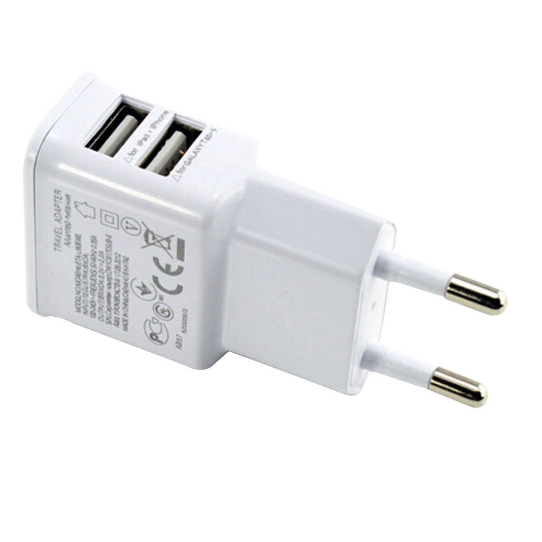 Travel USB Charger Adapter Wall Type EU Plug Phone Smart