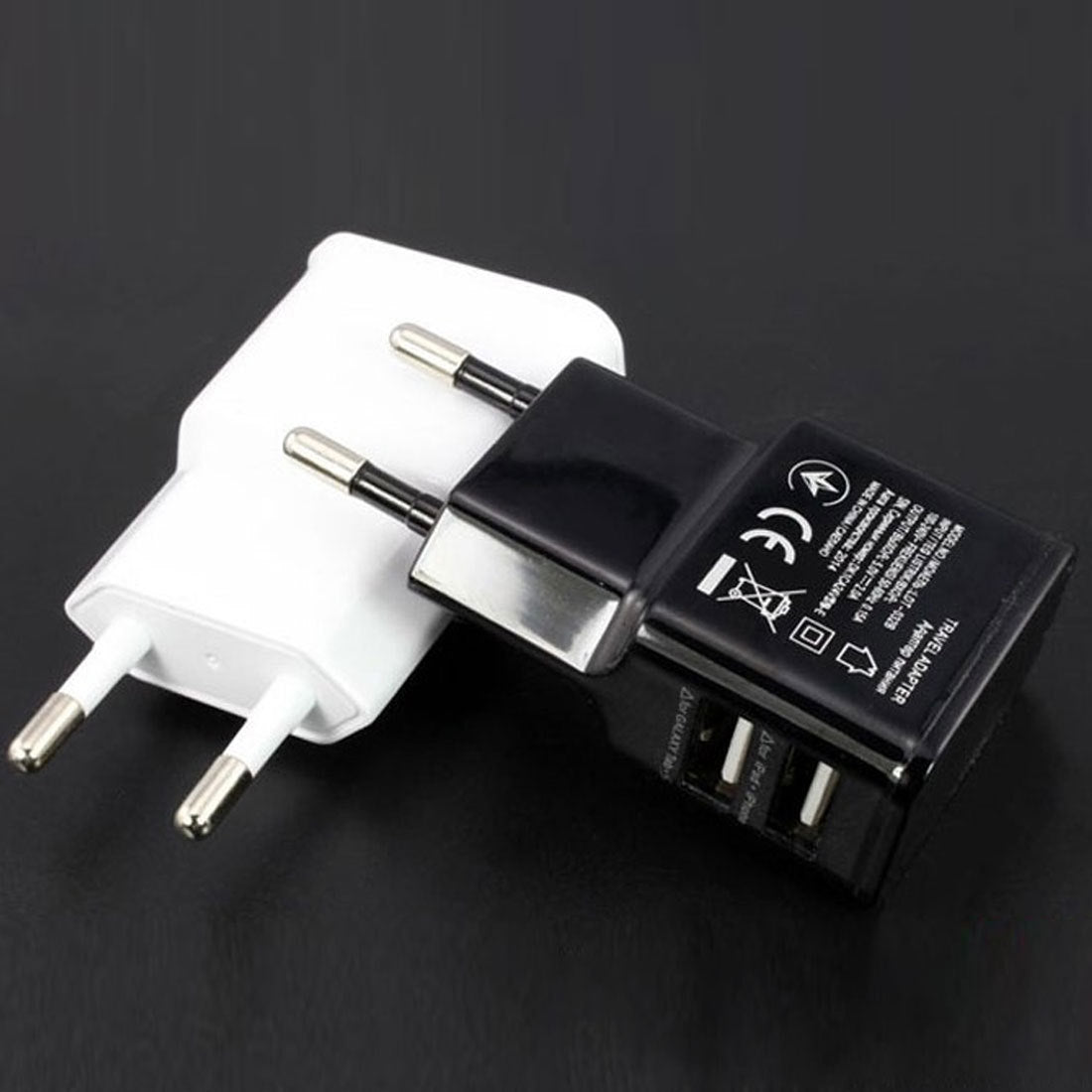 Travel USB Charger Adapter Wall Type EU Plug Phone Smart