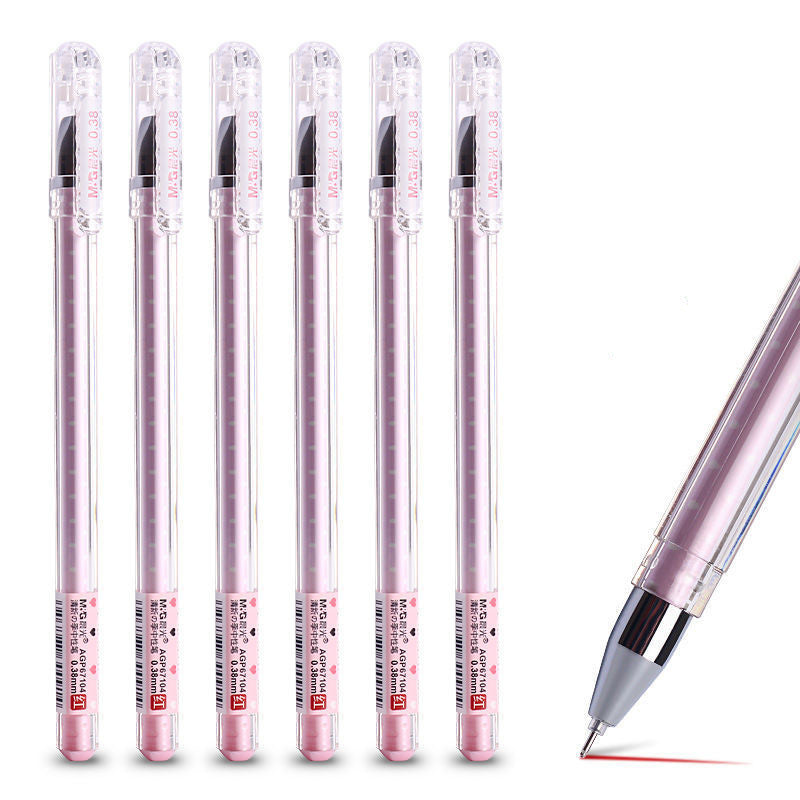 Neutral Pen Black Signature Pen Student Use Cute Cartoon Small Fresh Syringe Pen