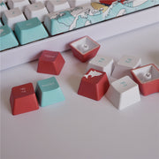 Korallenmeer-Keycap-mechanische Tastatur