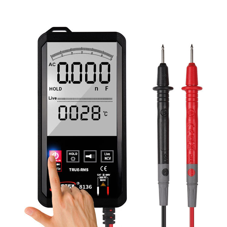 Hanyan 8136 Großbild-intelligentes Digital-Multimeter, Multifunktionaler Touchscreen