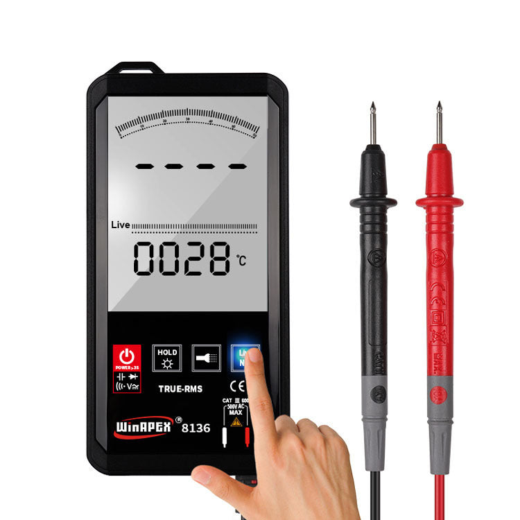 Hanyan 8136 Großbild-intelligentes Digital-Multimeter, Multifunktionaler Touchscreen