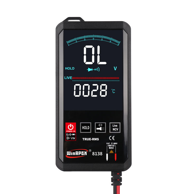 Hanyan 8136 Großbild-intelligentes Digital-Multimeter, Multifunktionaler Touchscreen