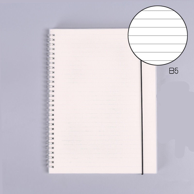 B5 coil grid book, super thick and simple notebook