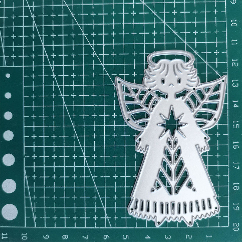 Angel Knife Mold Embossing Greeting Card Making Decoration