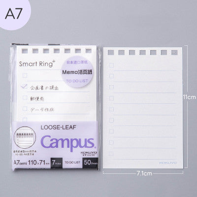 Student Small Fresh Detachable Coil Notebook