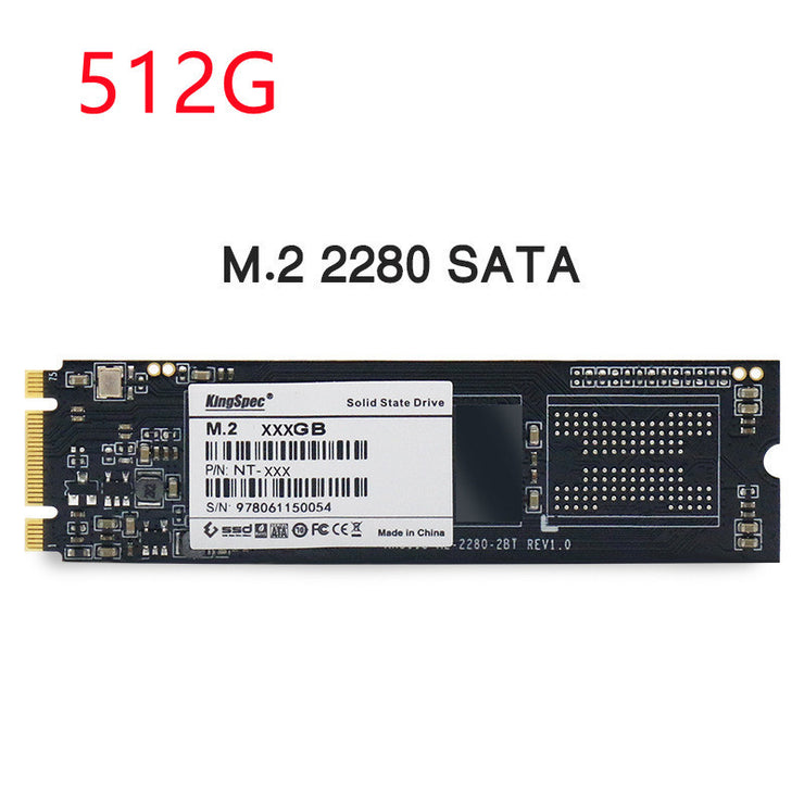 KingSpec M.2 NGFF 2280 SATA 128G 256G SSD-Solid-State-Laufwerk