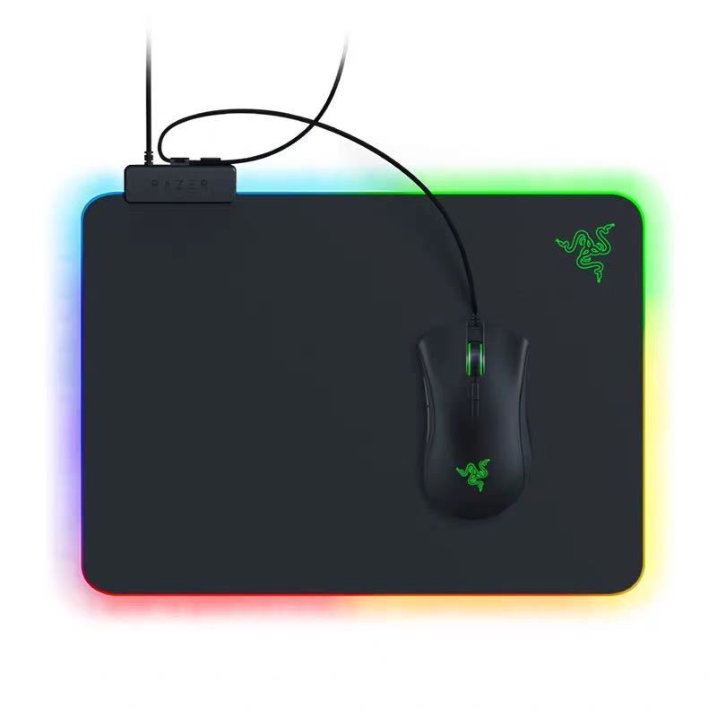 Hard Edition RGB Symphony Luminous USB Gaming Computer Mouse Pad