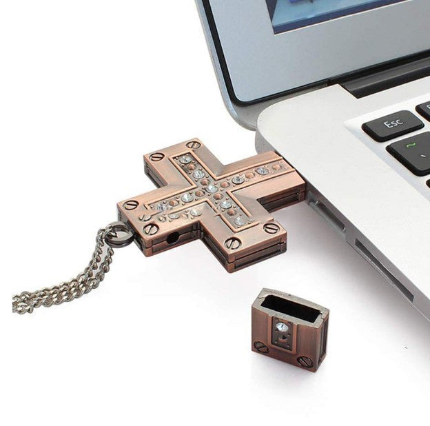 USB Flash Drive 32G Metall Kreuz USB-Stick