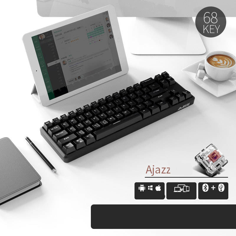 Mini USB Wired Bluetooth Mechanical Keyboard