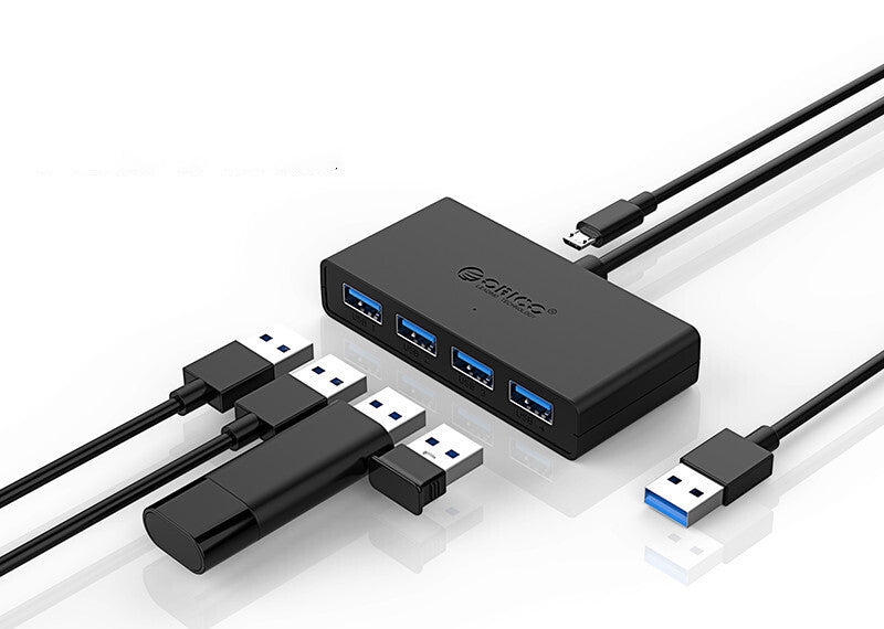 ORICO G11-H4 Laptop USB 3,0 Hub HUB Verlängerung Kabel Mit Hilfs Netzteil Port