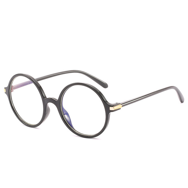 Brille mit Rahmen und rundem Rahmen mit einer Myopie-Brille Retro-Literaturbrille